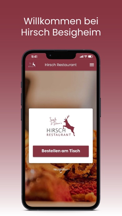 Hirsch Restaurant Screenshot