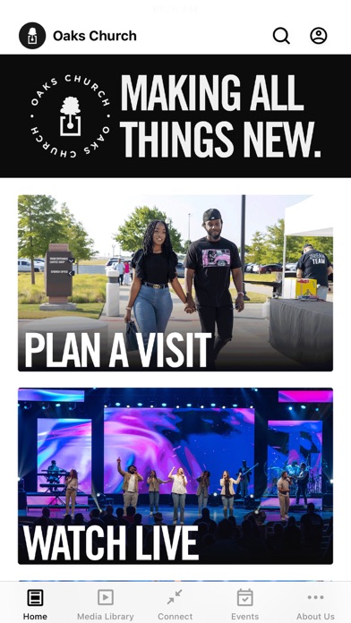 Oaks Church Screenshot