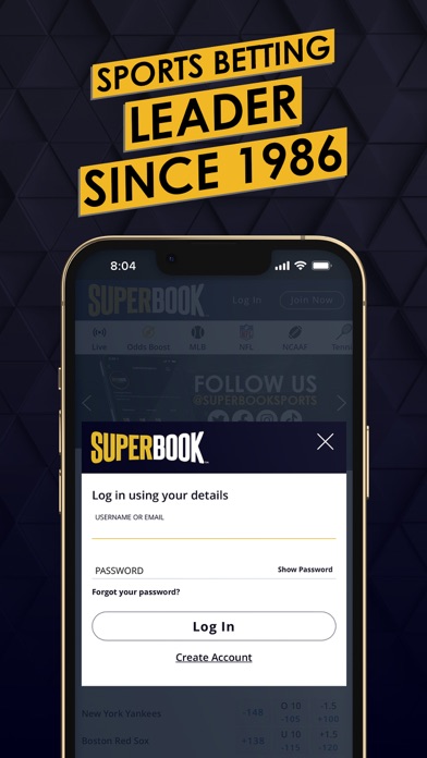 SuperBook Sports Virginia Screenshot