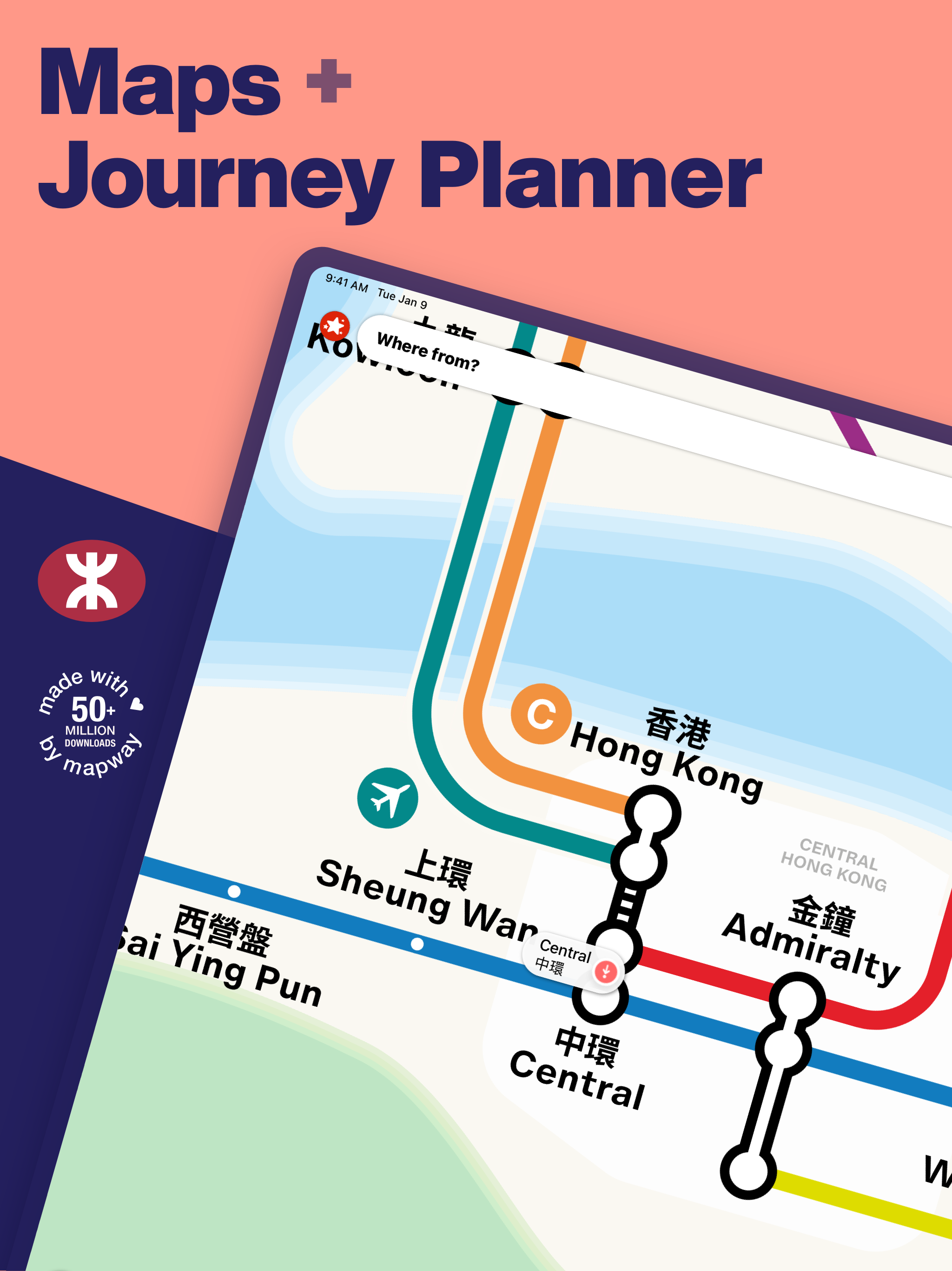 Hong Kong Metro Map & Routing screenshot 6