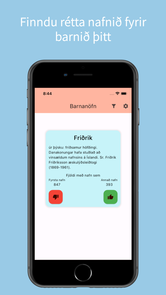 #1. Vala barnanöfn (iOS) 由: Hugi Holm Gudbjornsson