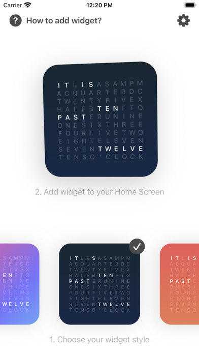 Wuhr - word clock widget Screenshot