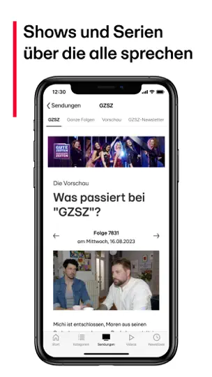 Screenshot von RTL.de: News, Stories & Videos auf dem iPhone 4