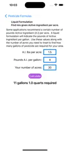 Pesticide Formulas screenshot #5 for iPhone