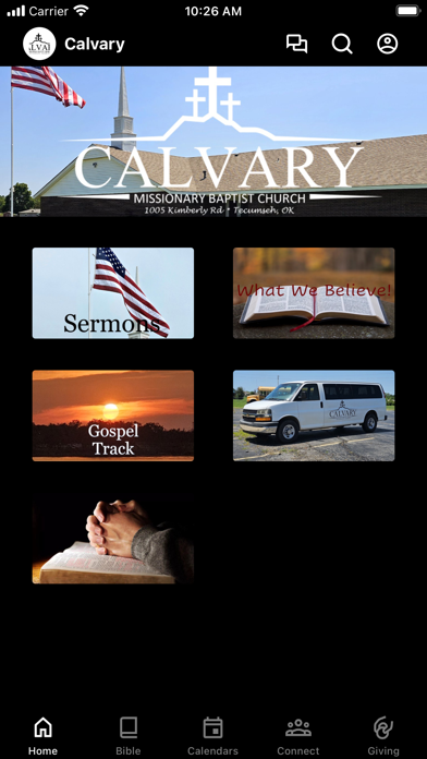 Calvary Tecumseh, OK Screenshot