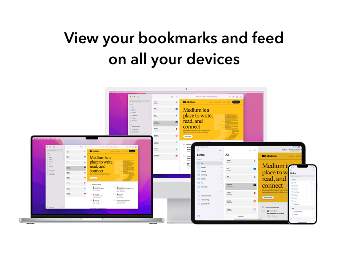 Linkboard - Bookmarks and RSS