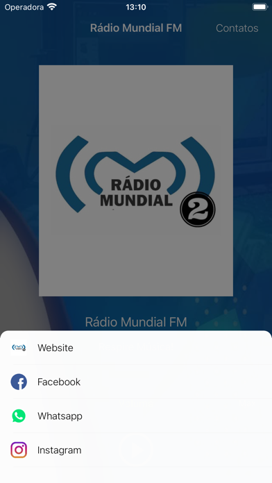 Rádio Mundial FM - Ijuí-RS Screenshot