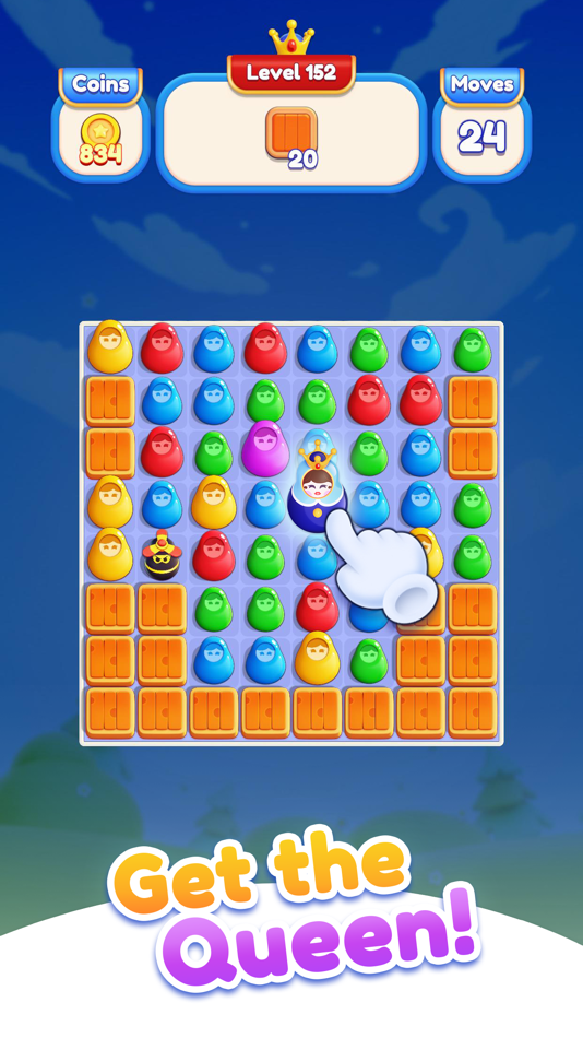 #3. Dolls Stack: Match & Stack! (iOS) 由: Voodoo