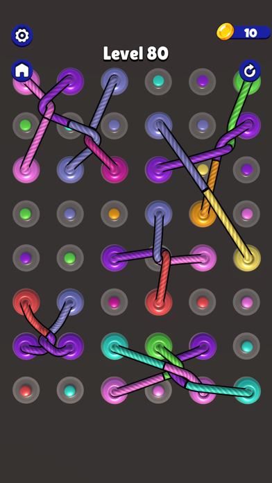 Rope Tangle Color Sort 3D Screenshot