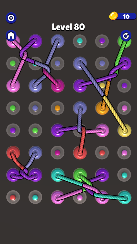 #3. Rope Tangle Color Sort 3D (iOS) 来自: Ludu