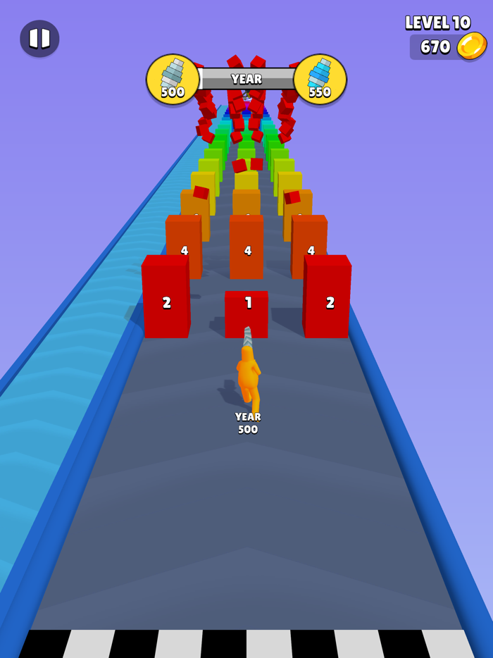 Cube Crusher Runner 3D