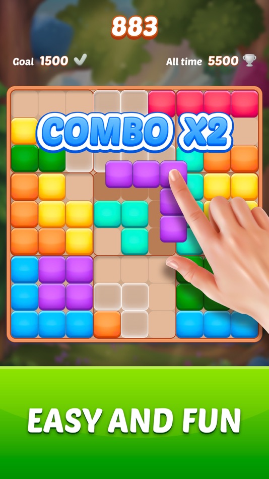 #3. Block Puzzle Game. (iOS) Podle: Veraxen Ltd