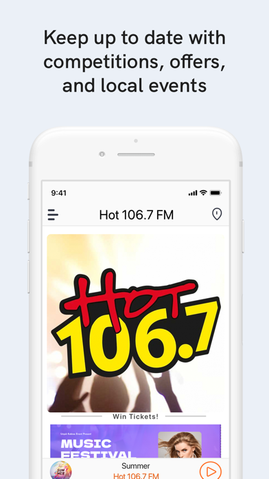 Hot 106.7 FM Screenshot