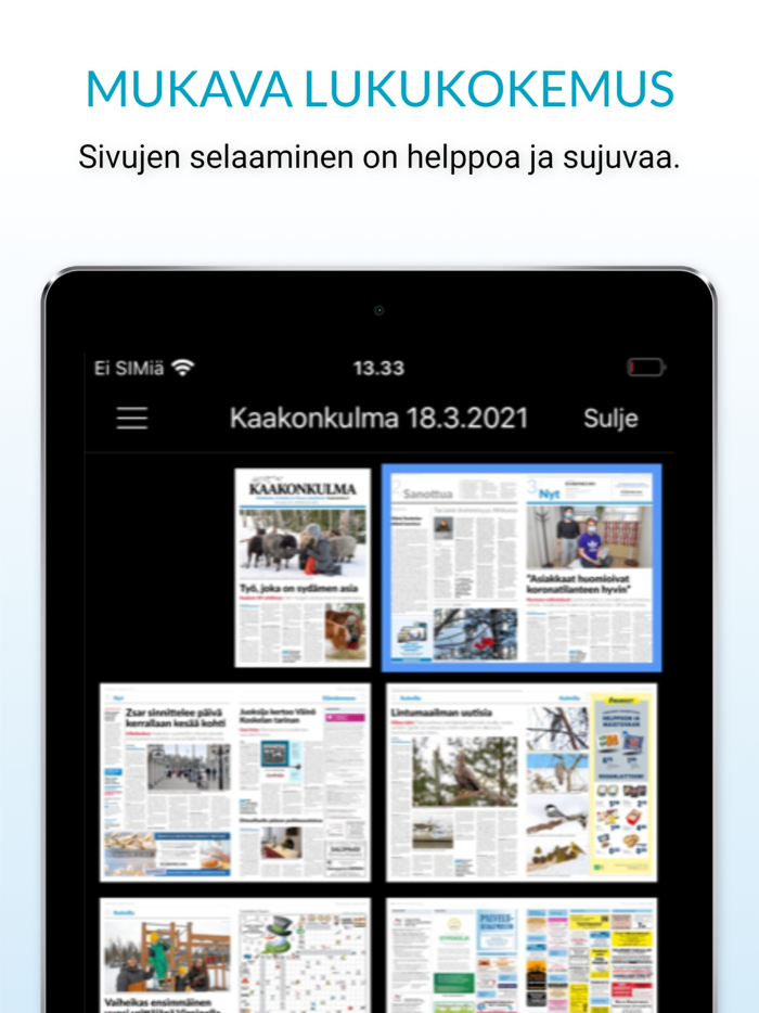 Kaakonkulma päivän lehti