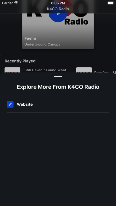 K4CO Radio Screenshot