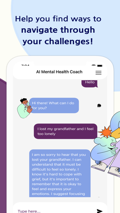 Mindful AI Wellness Meditation Screenshot