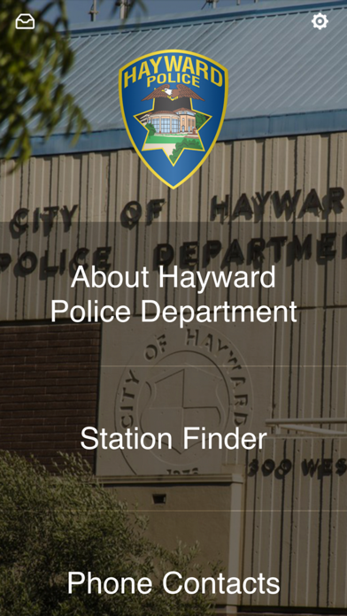 Hayward PD Wellness Screenshot