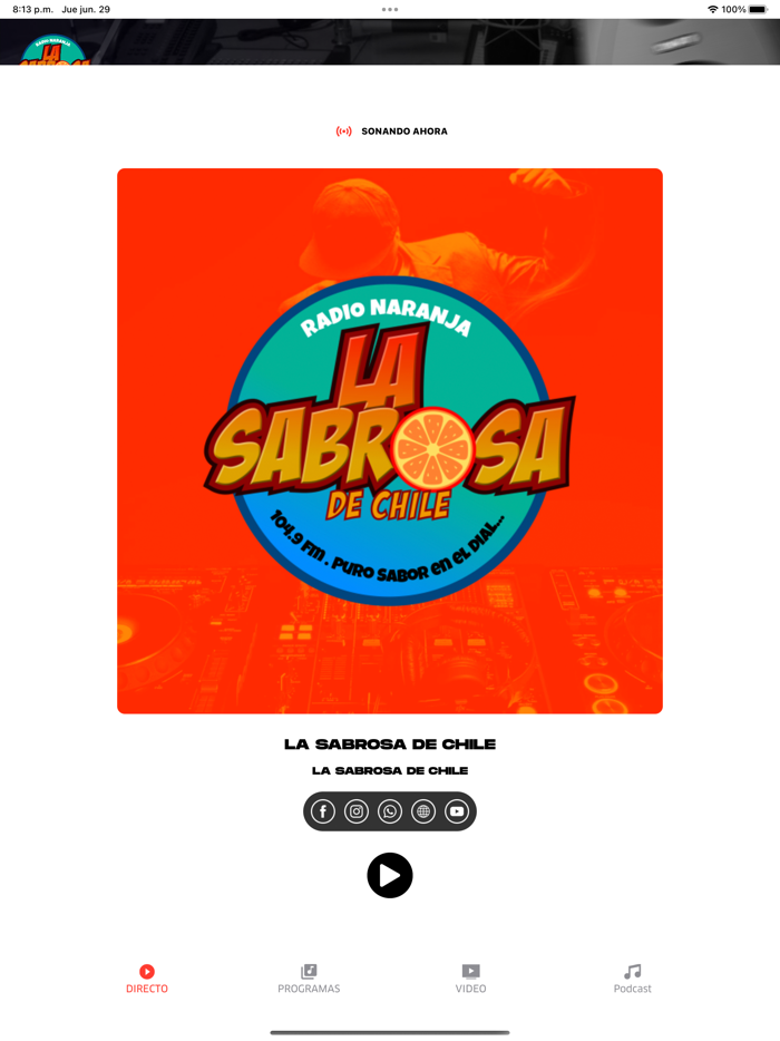 Radio La Sabrosa De Chile