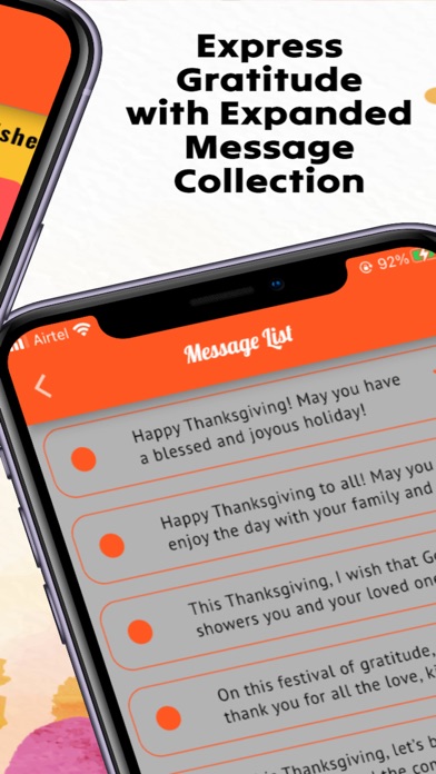 Happy Thanksgiving Day Gif SMS Screenshot