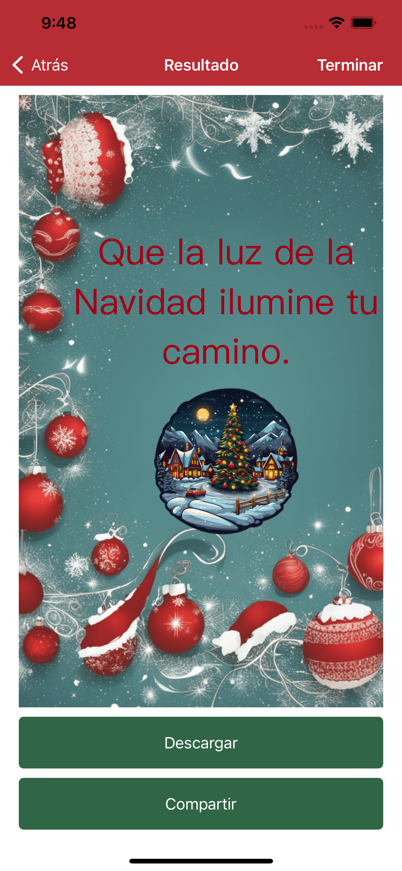 Tarjetas de Feliz Navidad