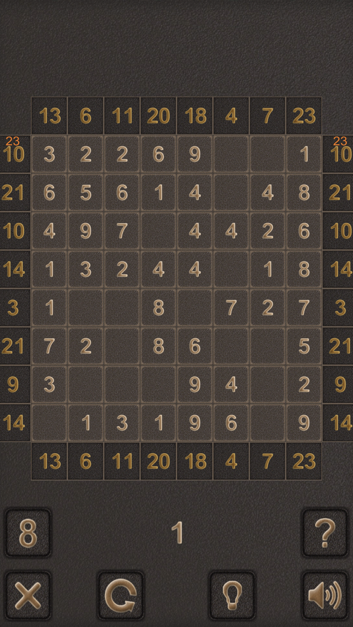 Numbers Sigma Puzzle