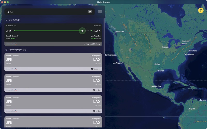 Flight Tracker Screenshot