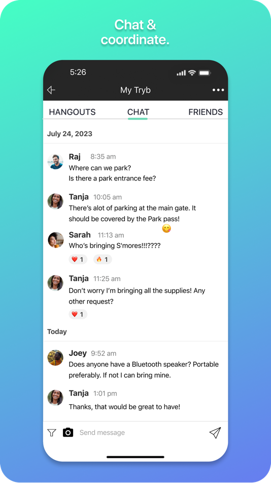 #4. Tryb - Make Plans & Hang Out (iOS) Podle: Tryb