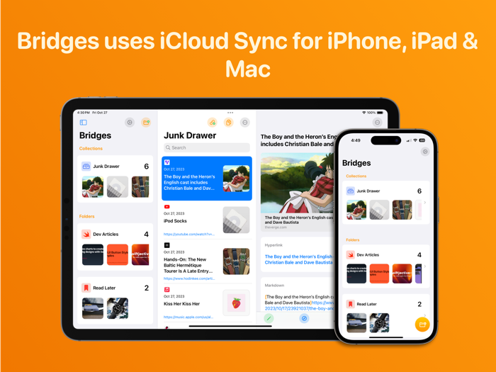 Bridges Link Formatting