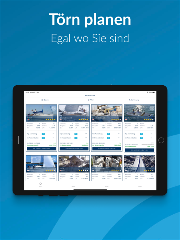 Screenshot #4 pour 1a Yachtcharter