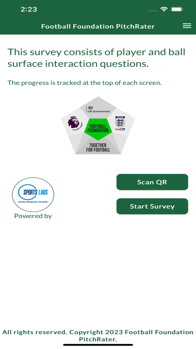 Football Foundation PitchRater Screenshot