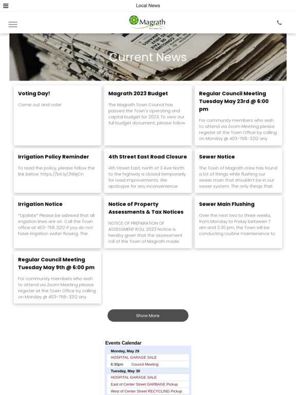 Screenshot #6 pour Town of Magrath App