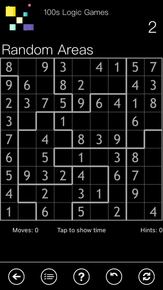 #9. 100s Logic Games - Sudokus (iOS) Bởi: Andrea Sabbatini