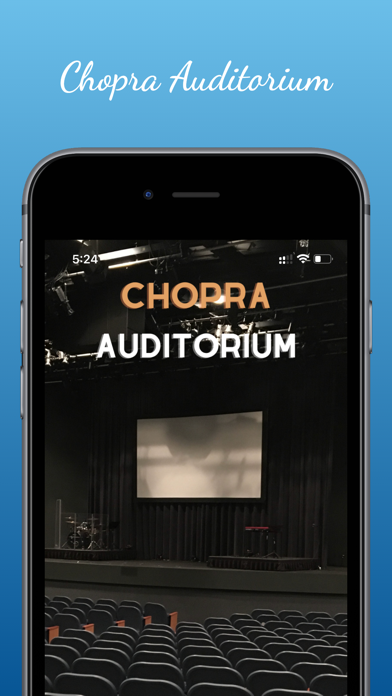 Chopra Auditorium Screenshot