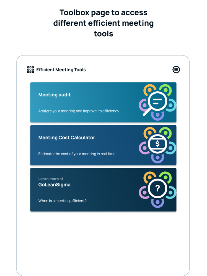 Efficient Meeting Tools