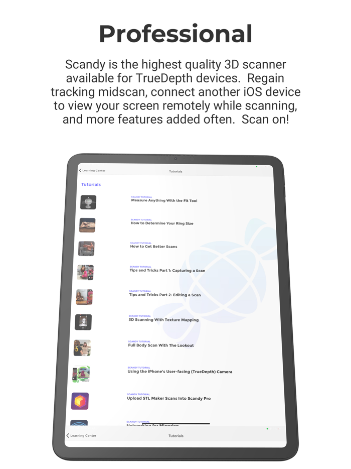 Scandy Pro 3D Scanner 3D App
