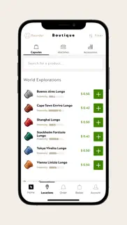 nespresso iphone screenshot 1
