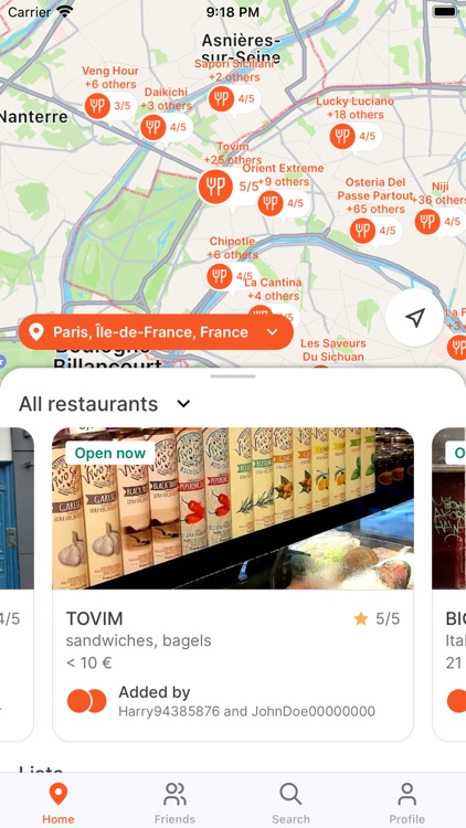 GetResto, all the restaurants