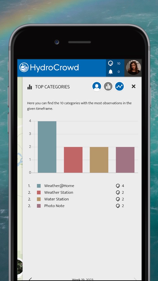 #5. HydroCrowd (iOS) 由: SPOTTERON Gmbh