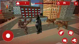 giant gorilla & dino rampage iphone screenshot 2