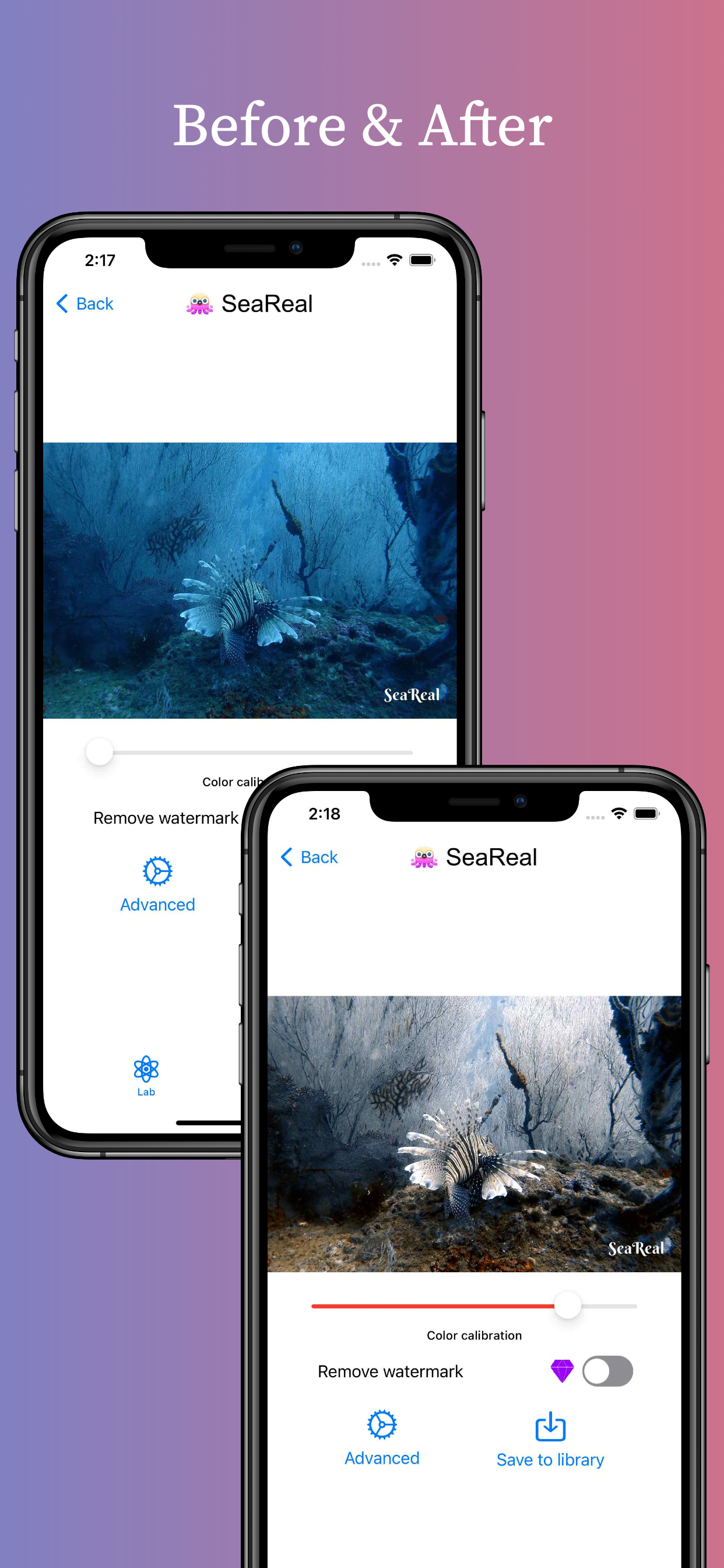 SeaReal: Dive Photo Editor