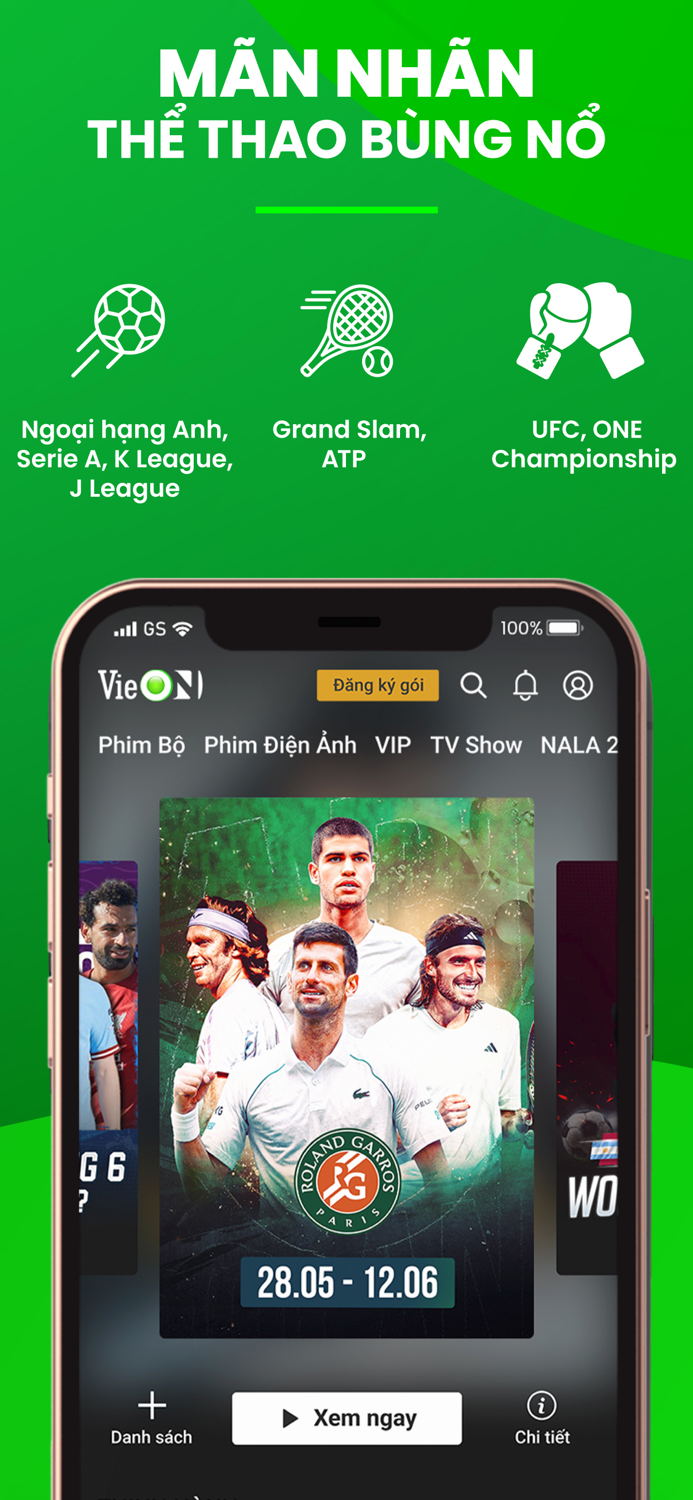 VieON - Films Sport Show TV