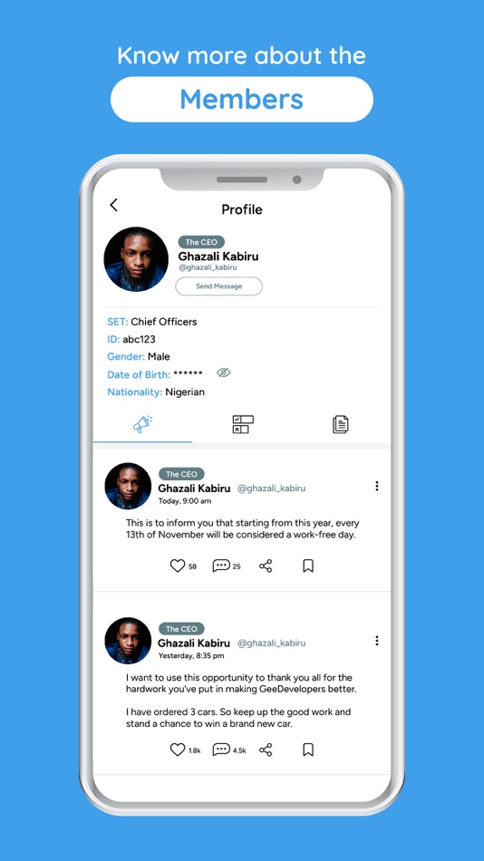 #7. InfoDeck (iOS) Podle: GHAZALI KABIRU