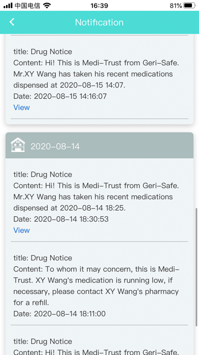 Medi-Trust Screenshot