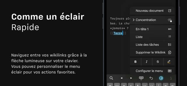 ‎iA Writer Capture d'écran