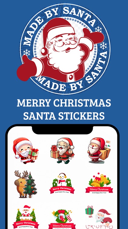 Christmas Santa Stickers