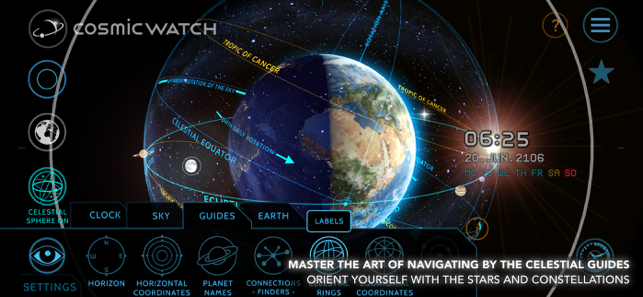 Cosmic-Watch Screenshot