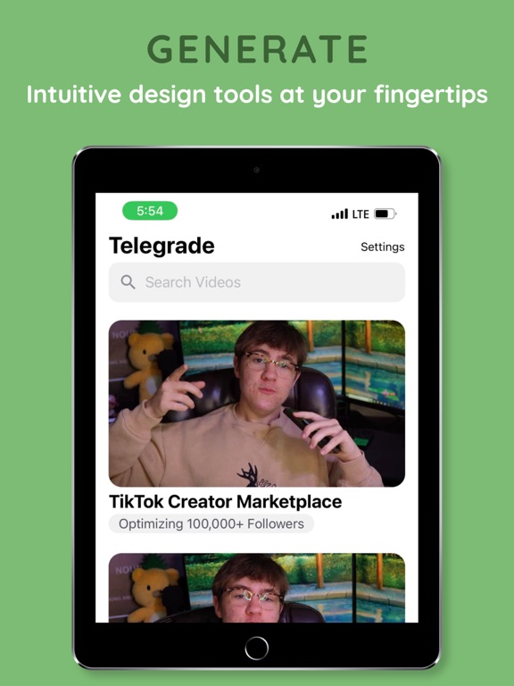 Telegrade iPad screenshot 4 - Business app