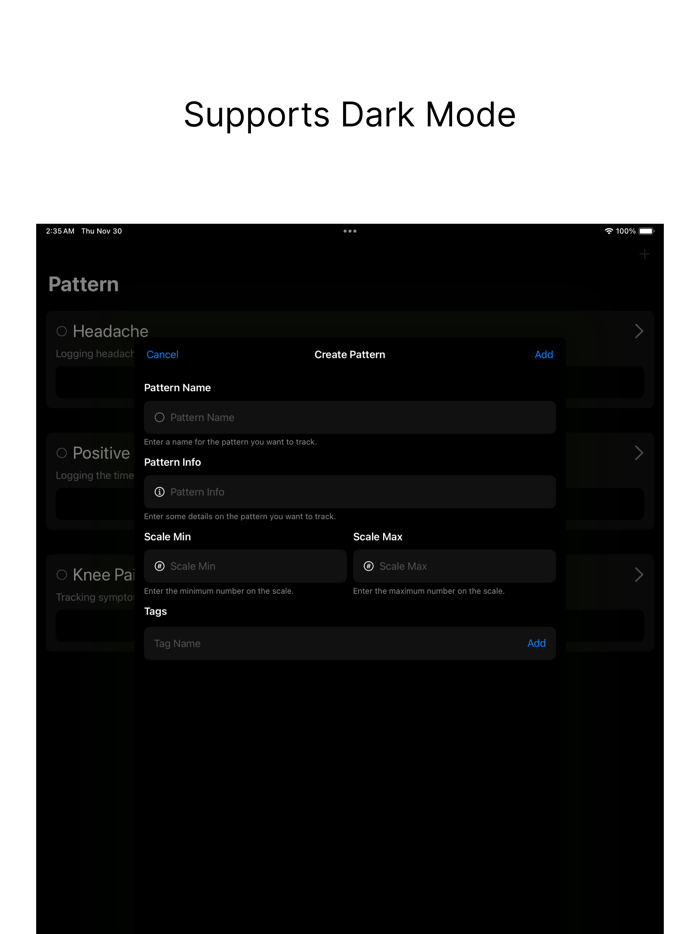 Pattern Track symptoms and more