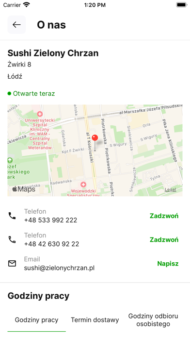 Sushi Zielony Chrzan Screenshot