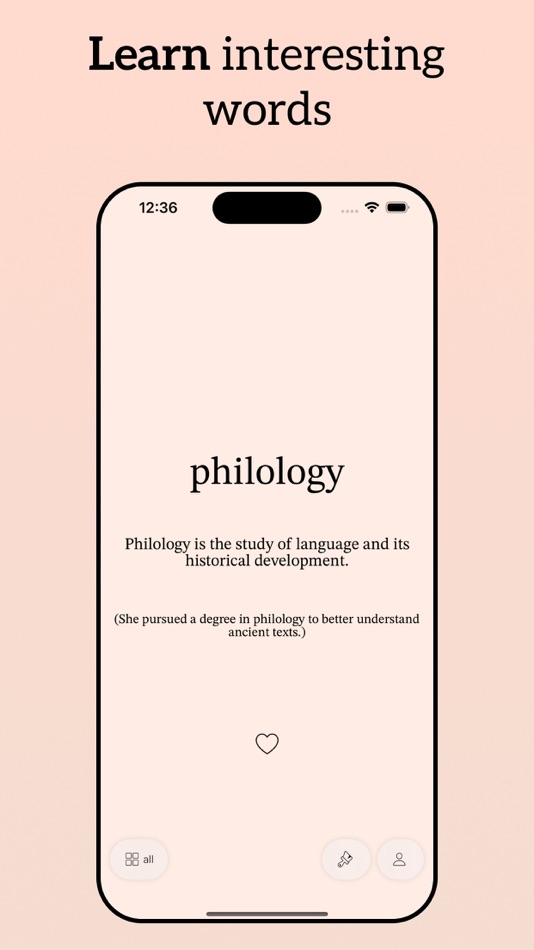#1. Words - Learn Vocabulary Daily (iOS) 由: Hugo Peyron